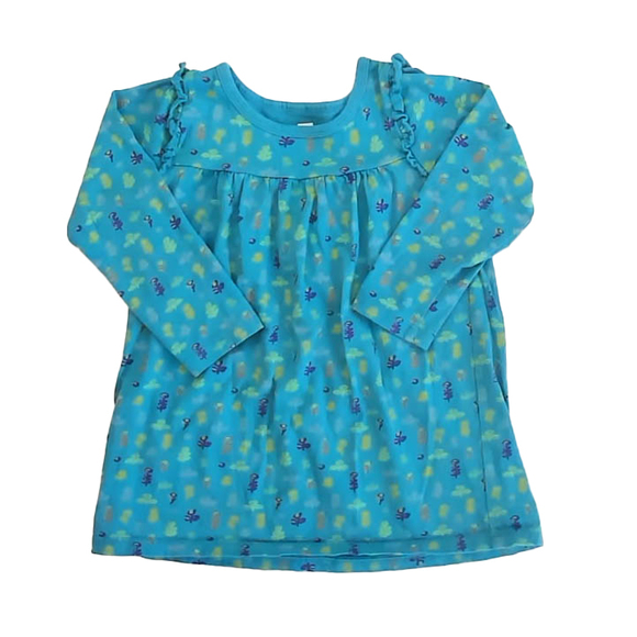 Tea Collection Girls Blue Floral Dress size: 2T - Picture 1 of 2